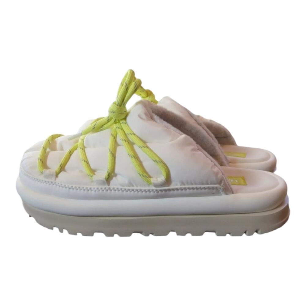 Ugg Spaceslider Tech Slide Platform Lug Sole Whit… - image 3